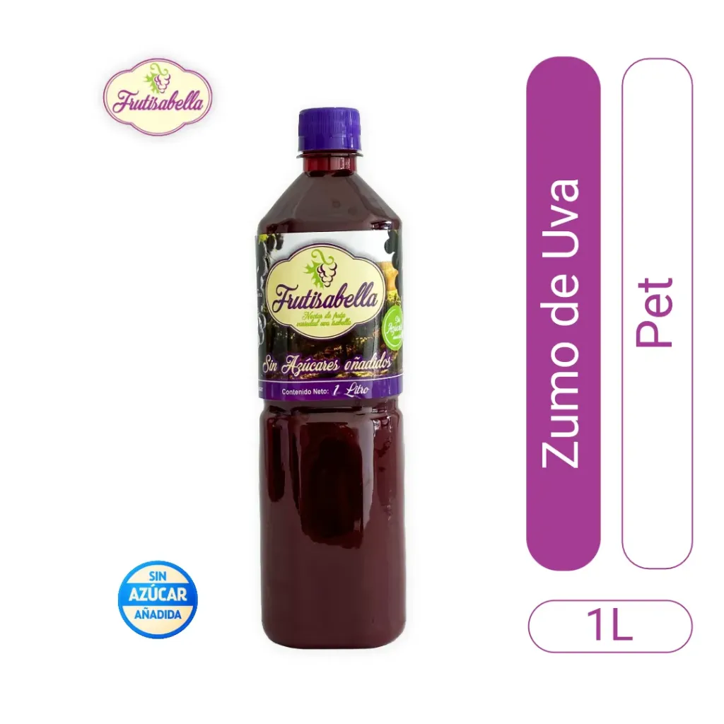 Néctar de uva x 1 litro (Sin Azúcar añadido)